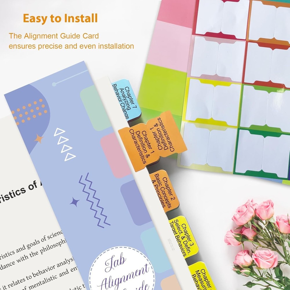 Index Tabs Applied Behavior Analysis Cooper 3Rd Edition Complete Book Tabs Set