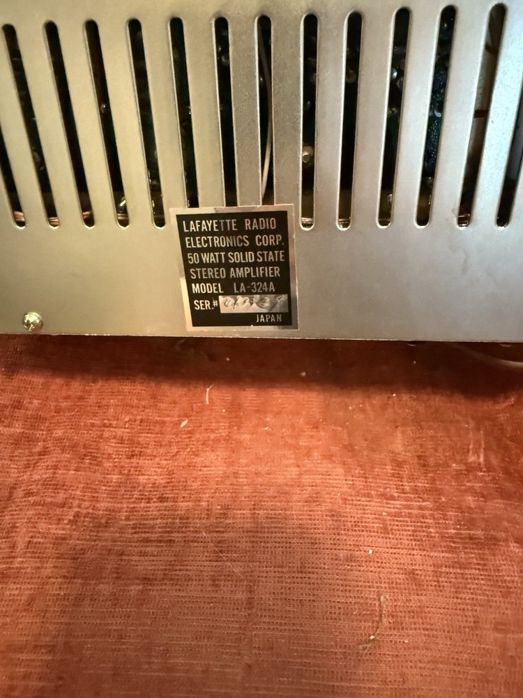 Scott La 324a Stereo Amplifier