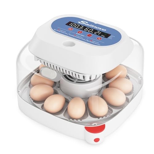 12 Egg Incubators for Hatching Eggs, Egg Incubator with Automatic Egg