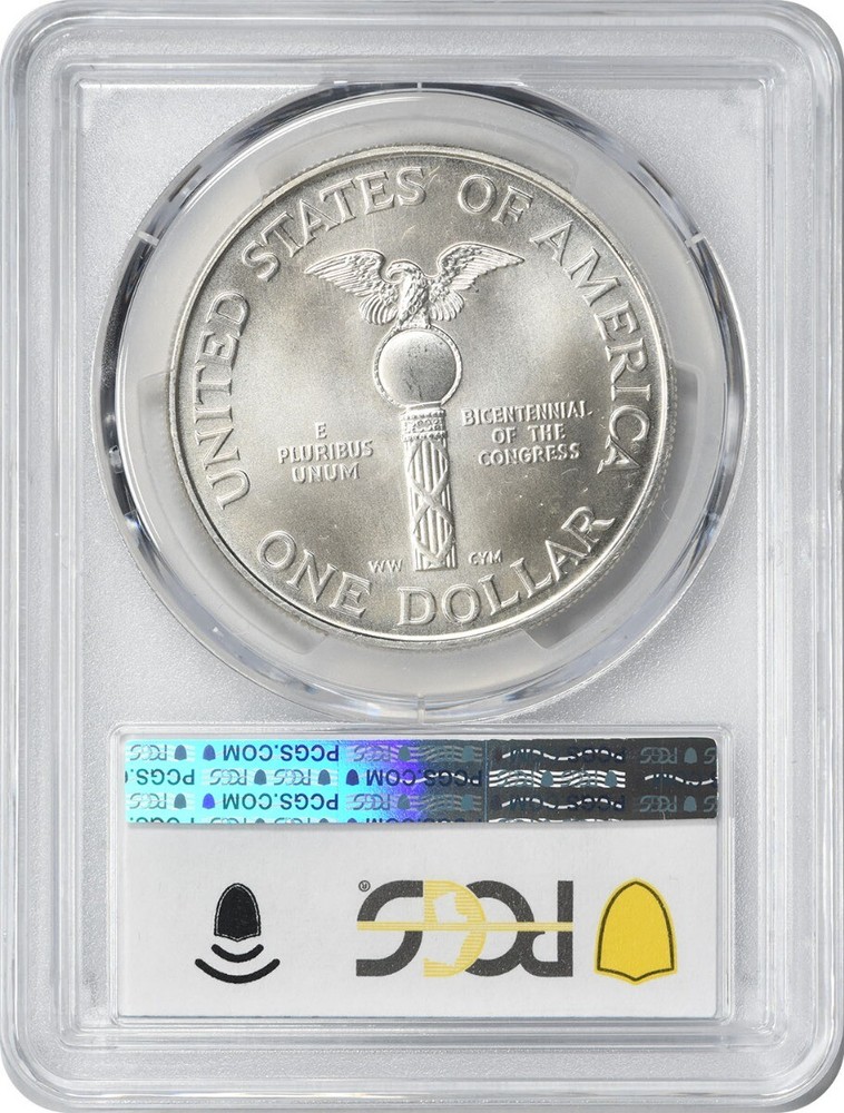 1989-D Congress Silver Commemorative Dollar MS69 PCGS