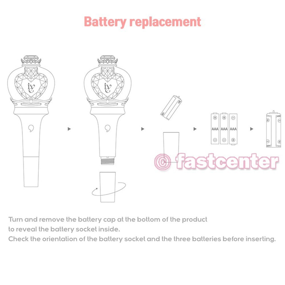 IVE OFFICIAL LIGHTSTICK VER 2 KPOP MERCH FANLIGHT