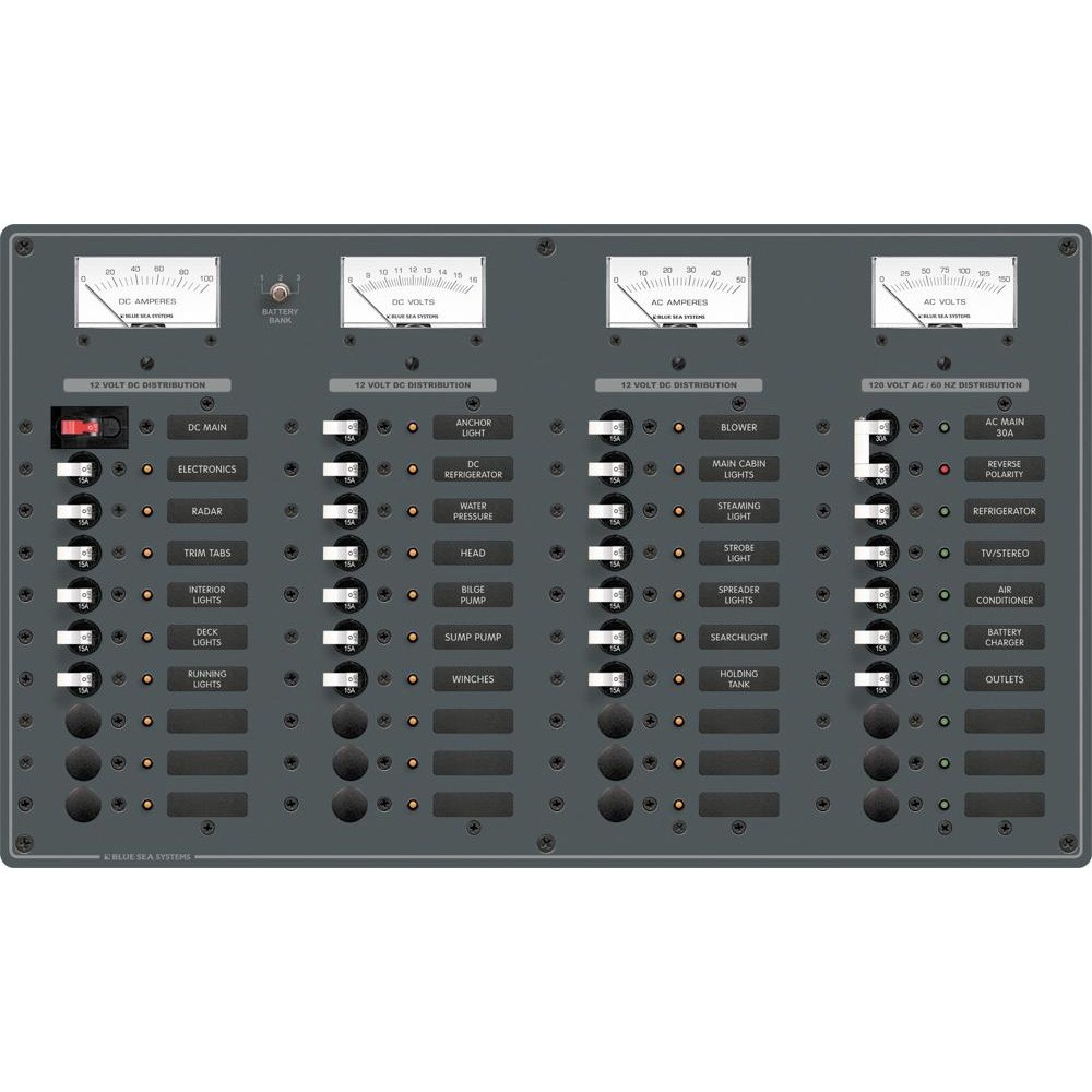 Blue Sea 8095-BSS AC/DC Breaker Panel