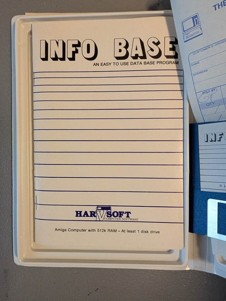 Amiga - Info Base database program
