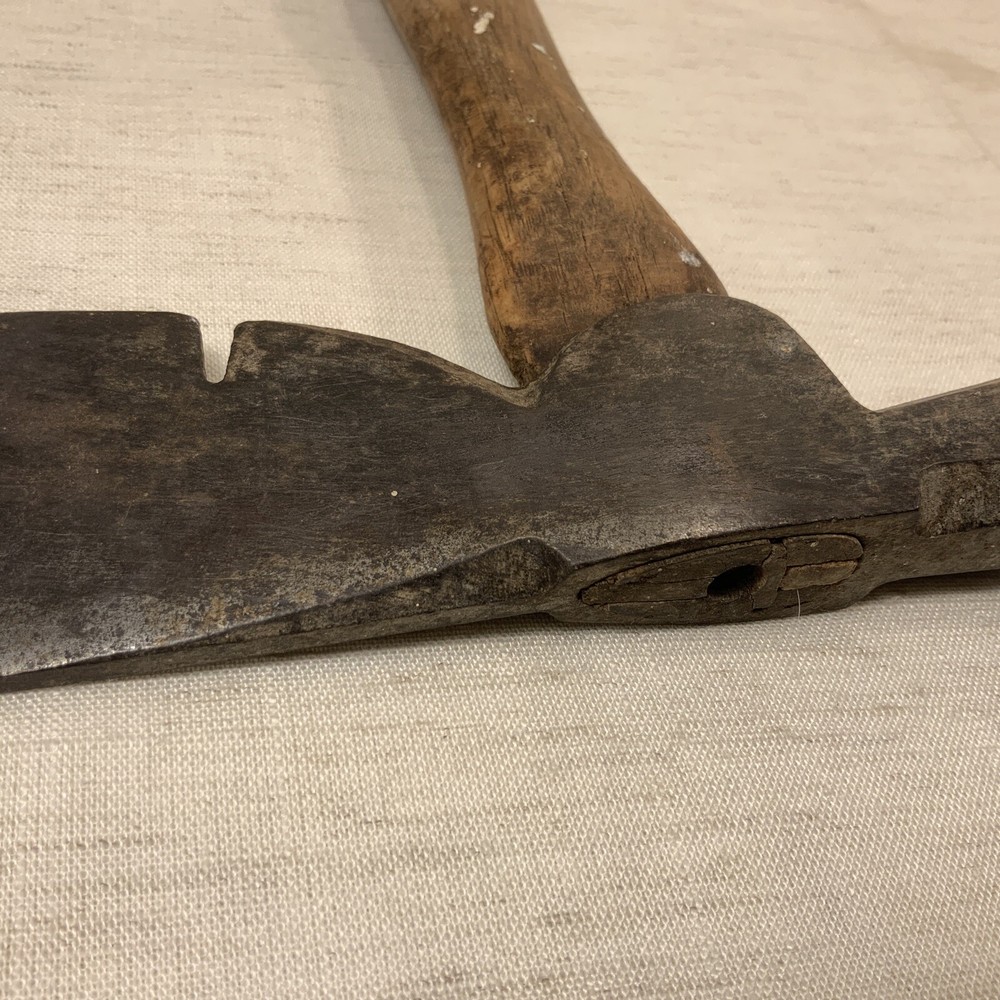VINTAGE PLUMB CARPENTER'S HATCHET OCTAGONAL HAMMER w/ NAIL PULLER Tool