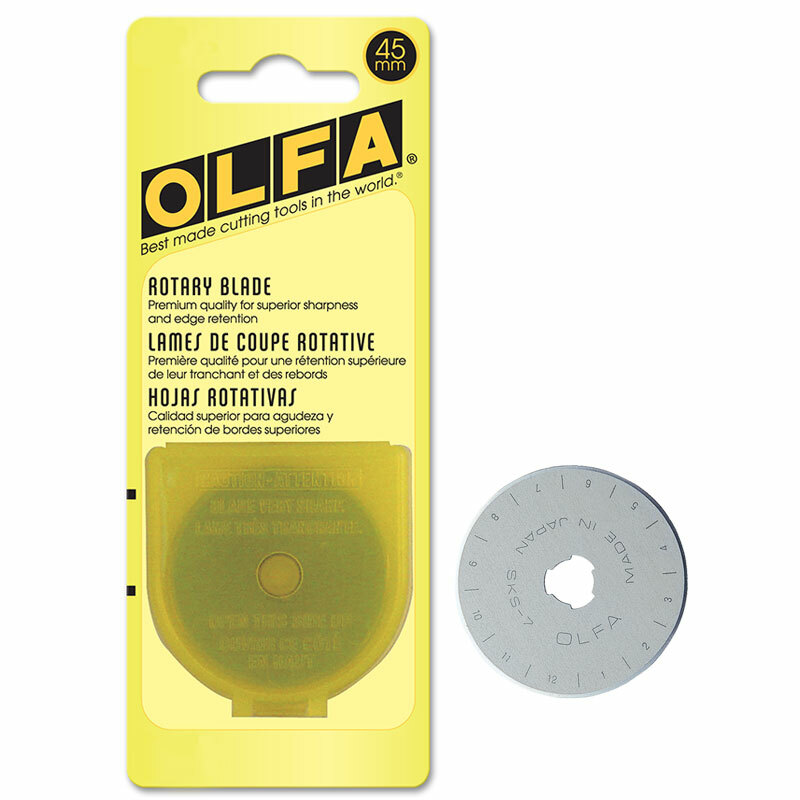 Olfa 45MM Replacement Rotary Cutter Blade Package of 2