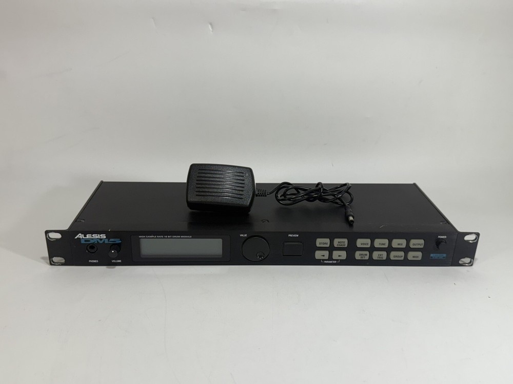 Alesis DM5 Electronic Drum Module Rackmount Machine ~ WORKING/No Backlight