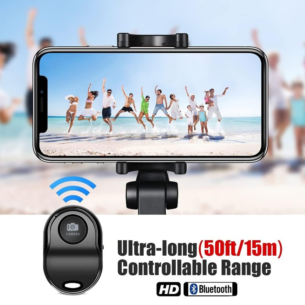 [Upgraded] Bluetooth 5.0 Remote Shutter for iPhone & Android Camera Wireless Rem