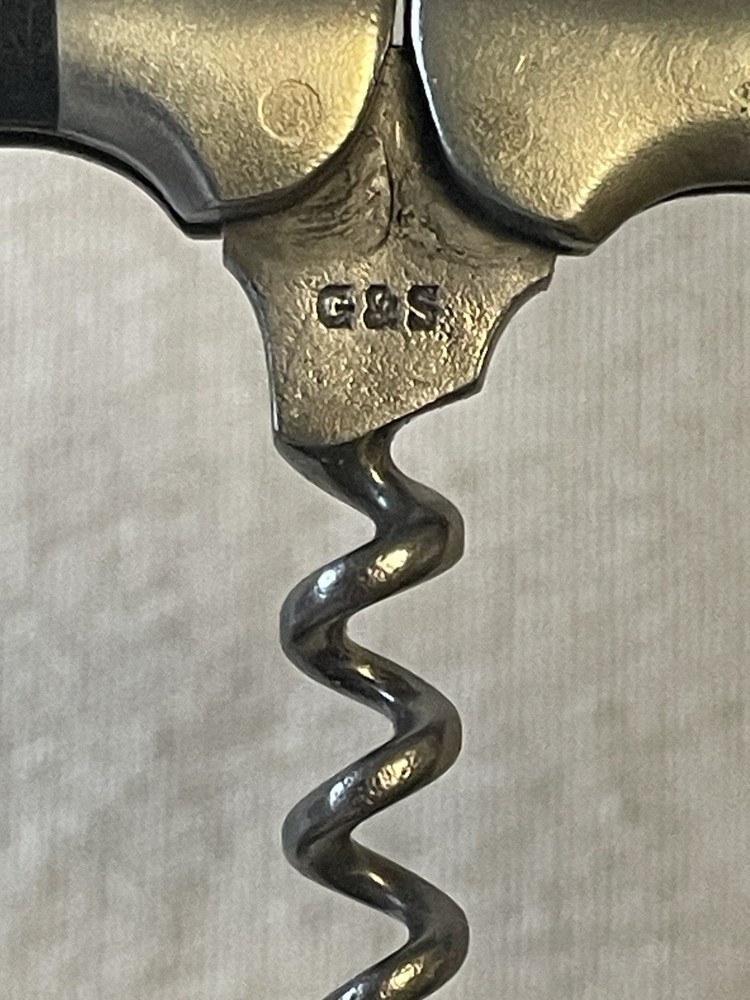 Antique Graff and Schmidt German Pocket Corkscrew - Excellent Condition