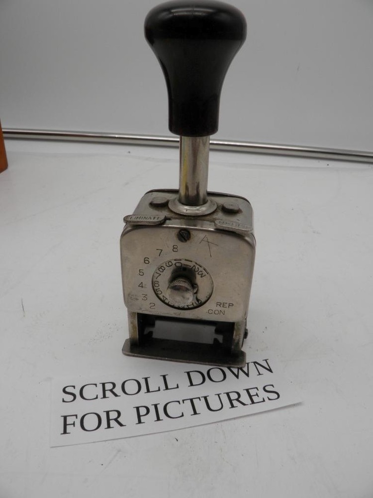 ROBERTS NUMBERING MACHINE NO.190