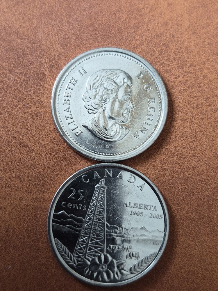 Canada 25 Cents 1905-2005 - Alberta