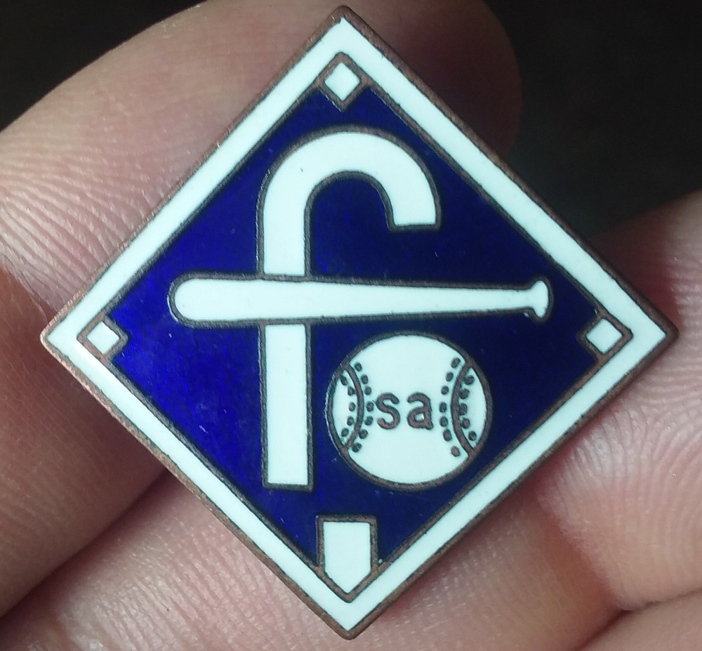FSA baseball diamond pin badge