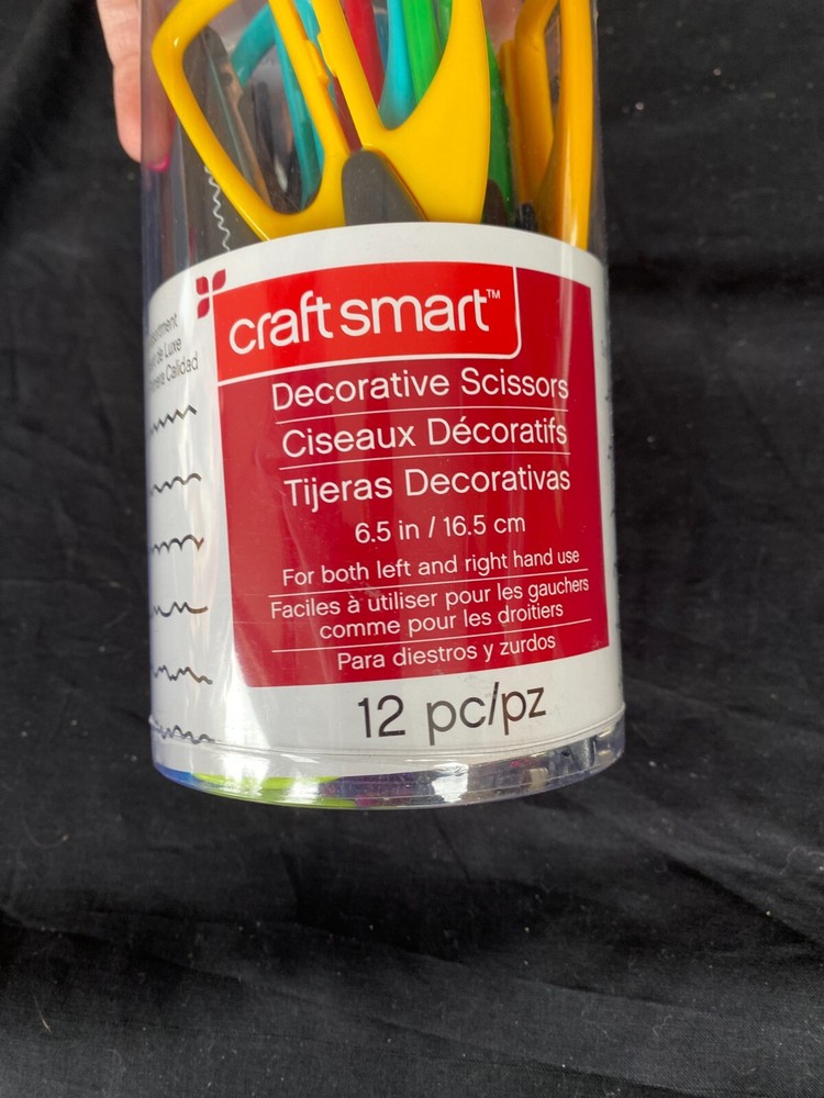 Craftsmart Decorative Scissors 12 pieces, New, Never Used, Various Designs