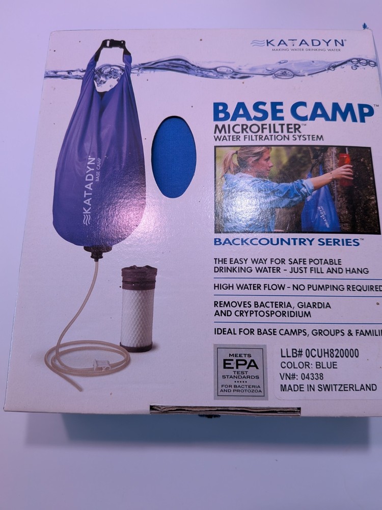 Katadyn Base Camp Microfilter Water Filtration System With Extra Filter