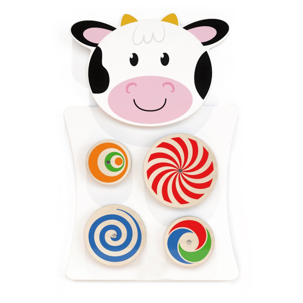 LEARNING ADVANTAGE CTU50677 Cow Activity Wall Panel 18M+ Toddler Center