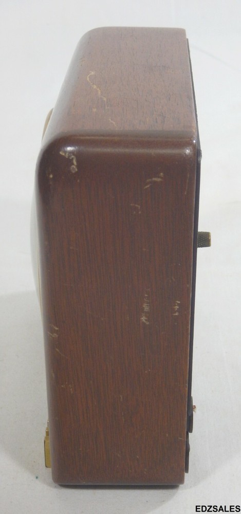 Seth Thomas MCM Wood Desk Clock Model ECHO-3E