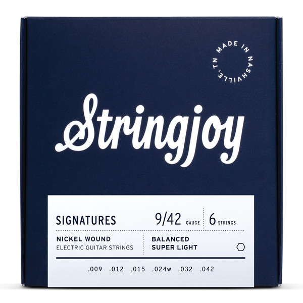 Stringjoy BAL9 Signature Balanced Super Light Electric Guitar String Set 9-42