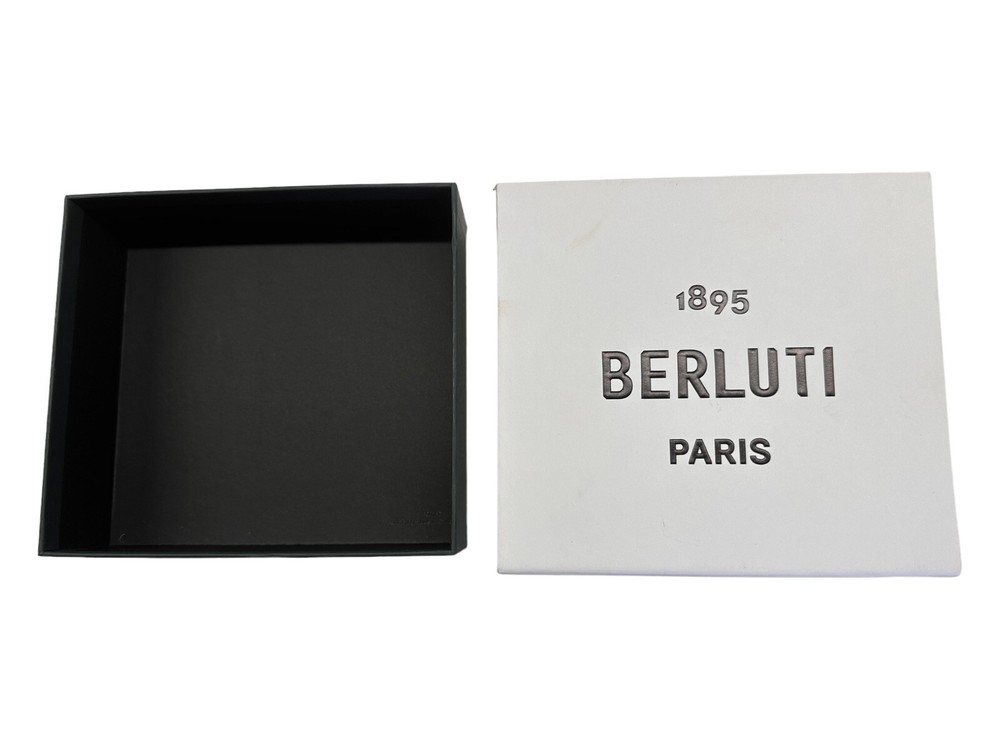 Authentic Berluti Paris Empty Small Gift Storage Slide Out Box 7.25”x7.75”2.5”