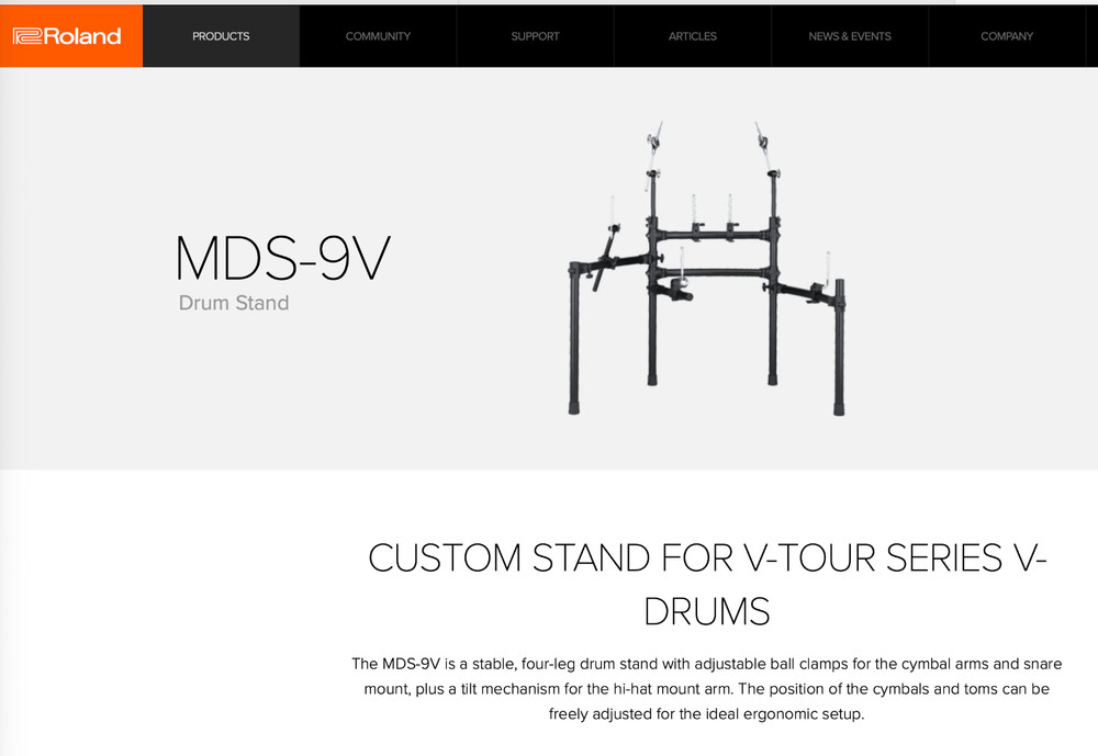 Roland MDS-9V Drum Stand