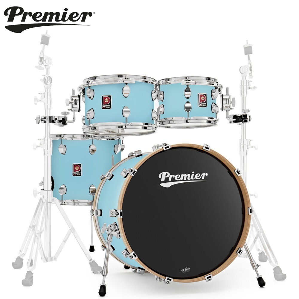 Premier Elite Series 4PC Birch/Maple Baby Blue Drum Shell Pack PEX20-4SPBBL