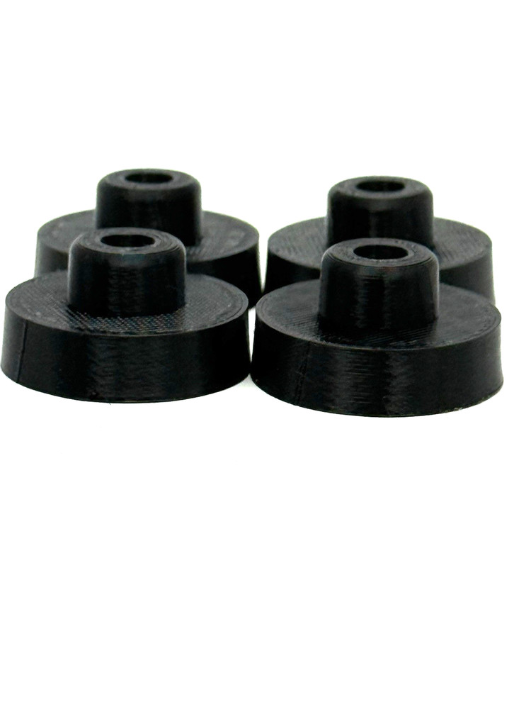 Replacement feet  for the Underwood 6 model typewriter.