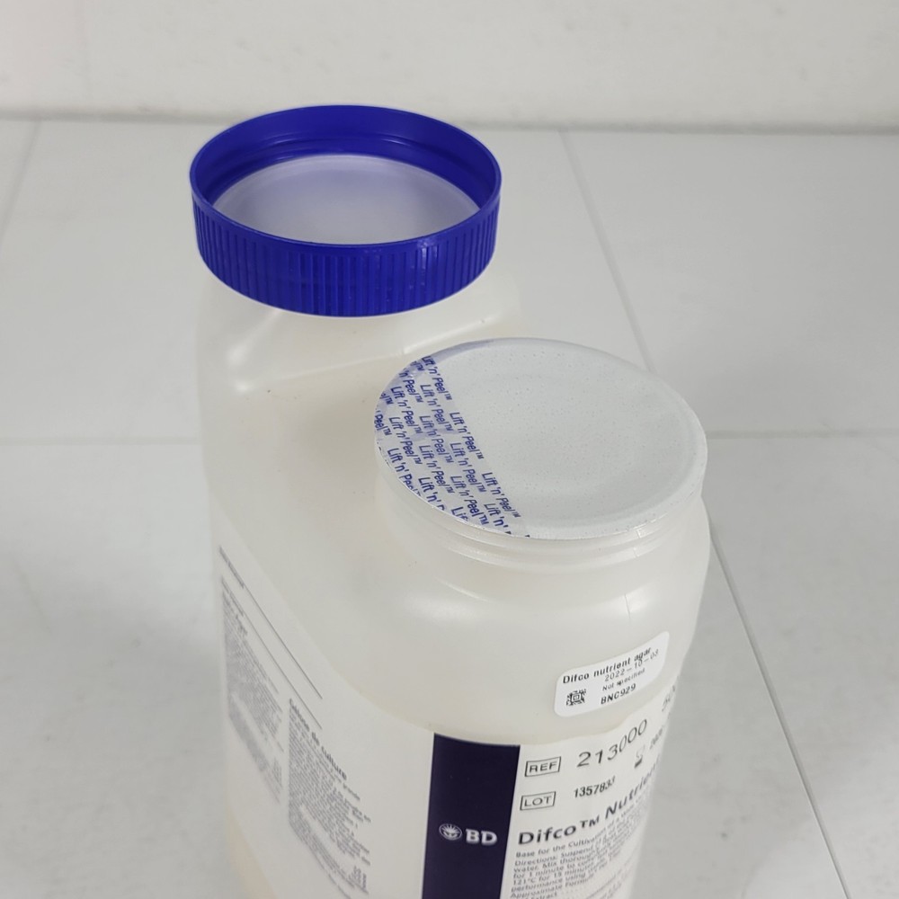 Becton BD Difco 213000 Nutrient Agar Powder Cultivation Microorganisms 500g