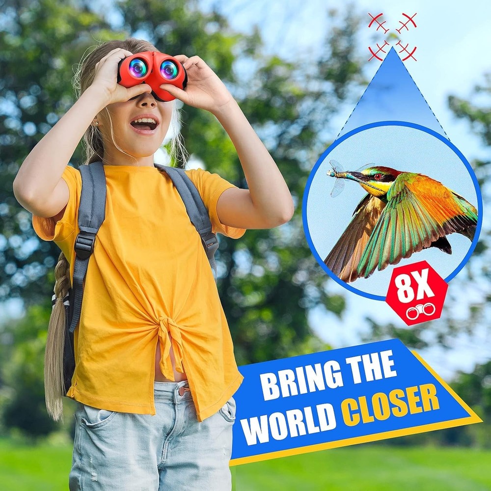 Binocular for Kids, Compact High Powered Resolution Shockproof Binoculars