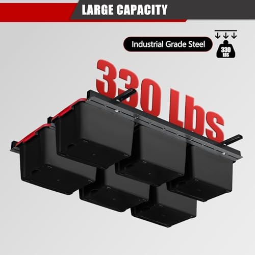 Overhead Garage Storage Racks, Adjustable Garage Ceiling Storage Rack, Heavy