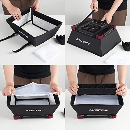 35.5cm x 29.5cm LED Video Light Diffuser Honeycomb Grid Softbox LED Panel Lig...