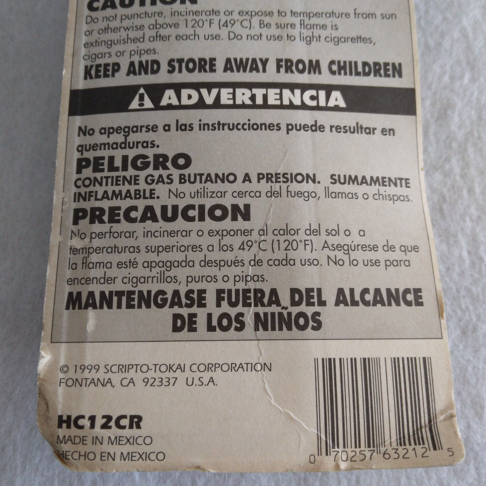 Scripto Aim 'N Flame Multi-Purpose Utility Lighter - New Old Stock