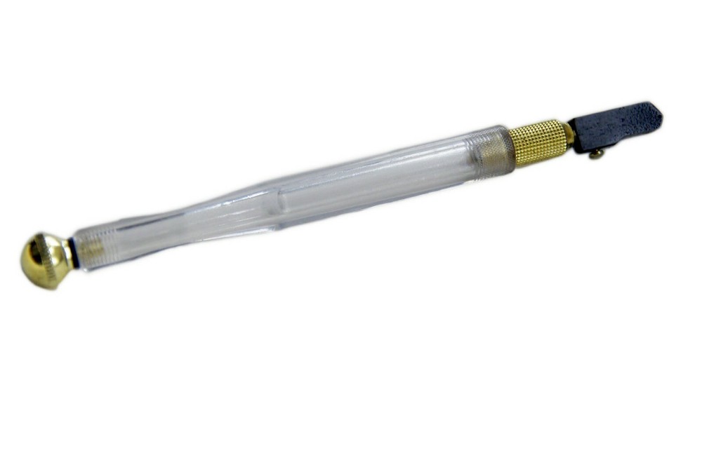 Hand-held Plastic Handle Oil-filled Glass Cutter Multi-function Marking Pen Tile