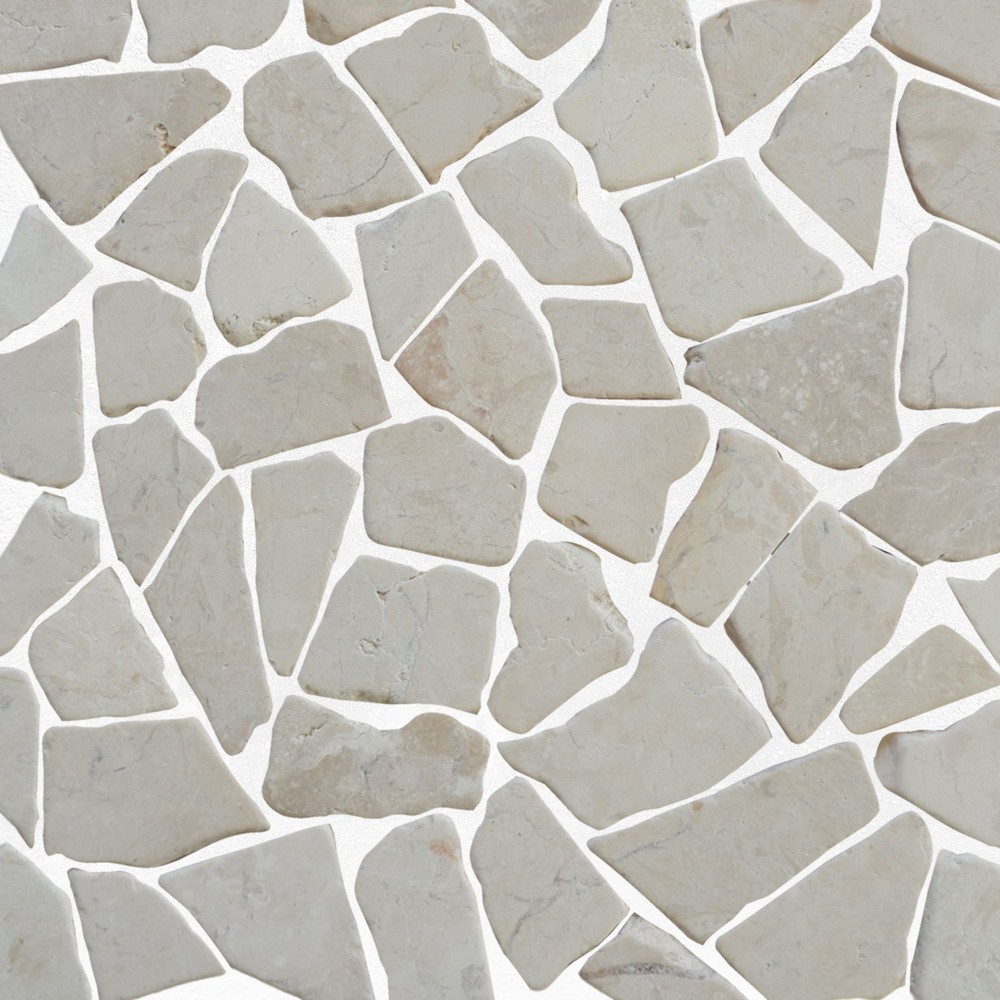 Alpen White Random Mosaic Wall & Floor Tile ($11.84/SqFt)