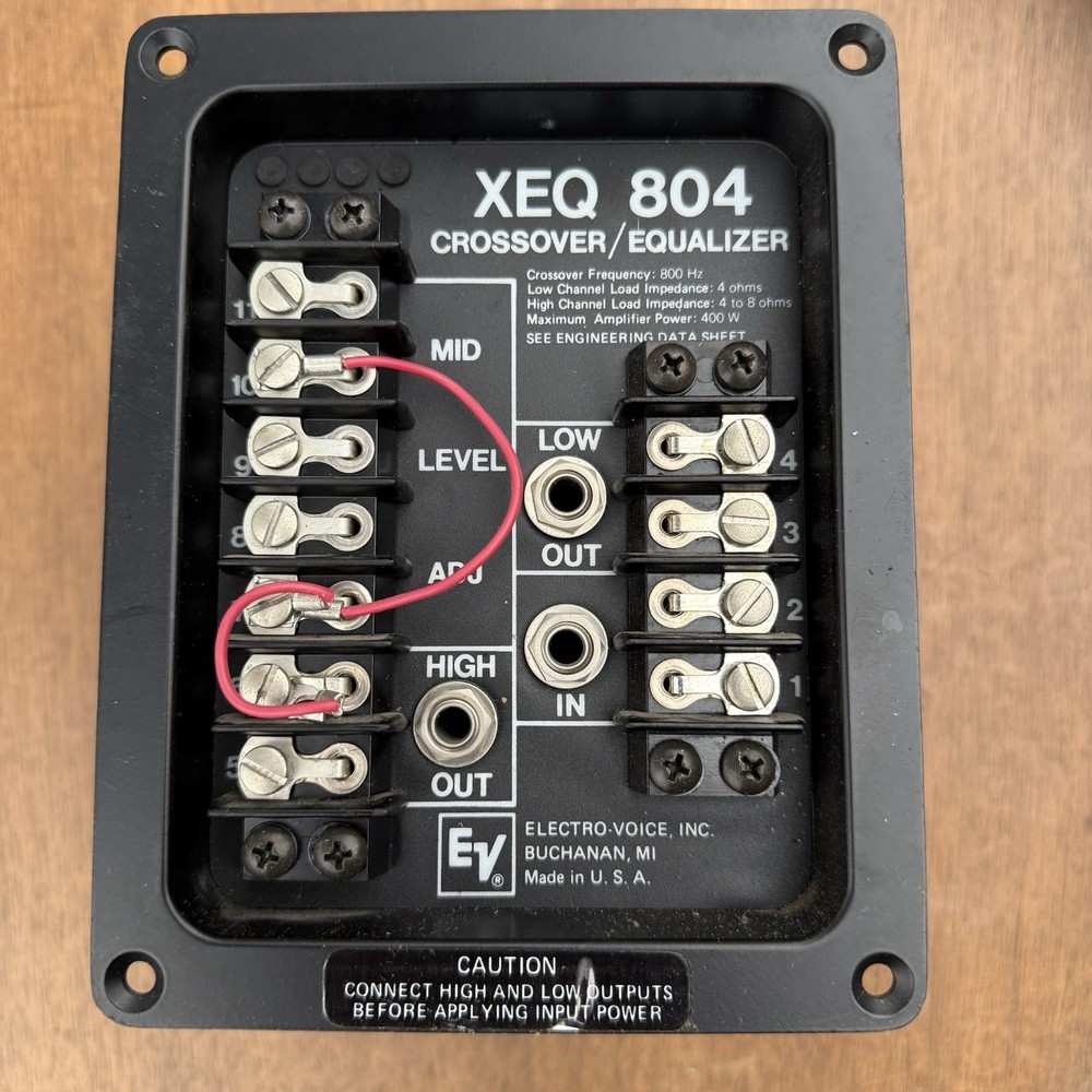 EV XEQ-804 Crossover Equalizer Preowned Working