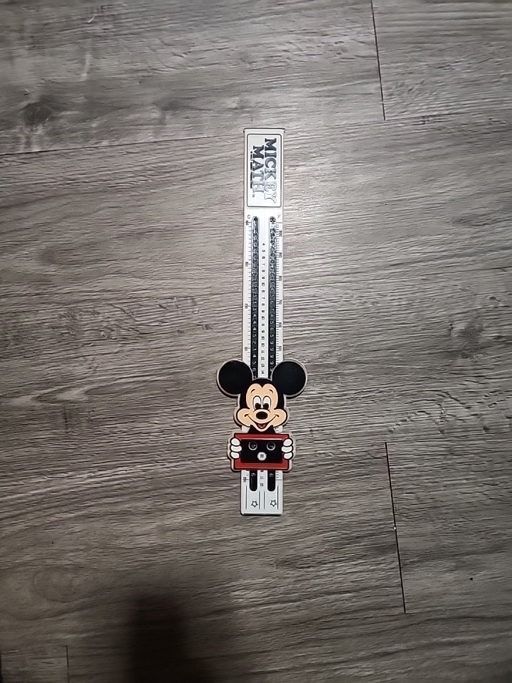 Walt Disney World Mickey Mouse Math Conversion Slide Ruler