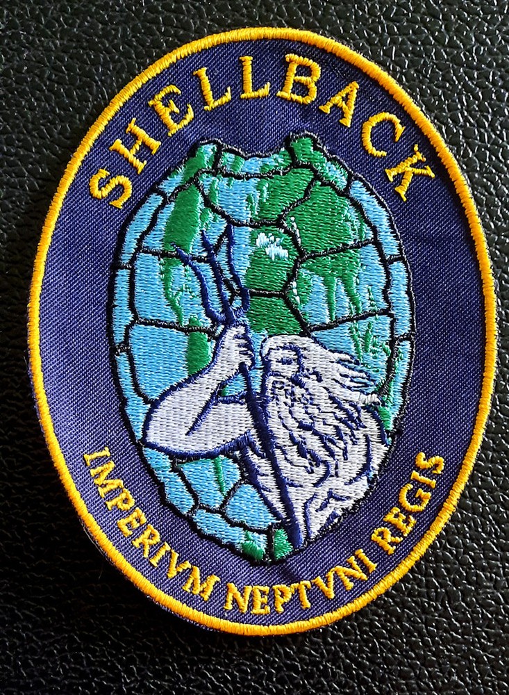 SHELLBACK PATCH and 2 stickers Crossing the equator