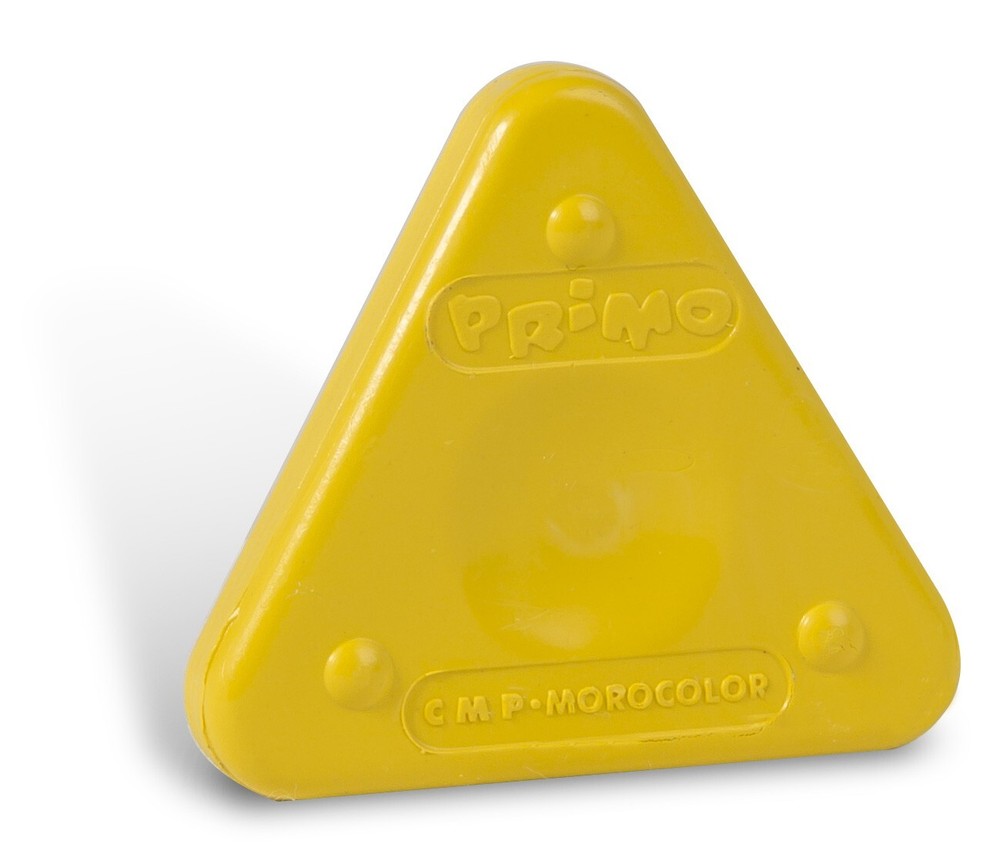 Primo Triangular Crayons, 6 Colors, Virtually Unbreakable & User Grip Friendly