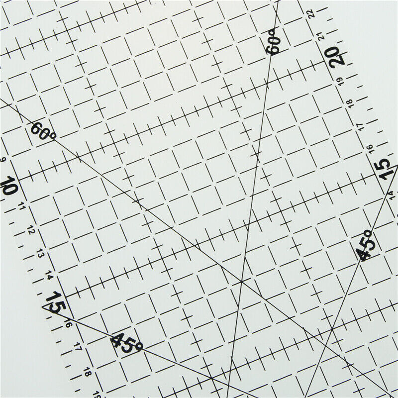 Quilting Ruler Quilters Craft Patchwork Square Rectangle Ruler 15 * 30cm UK
