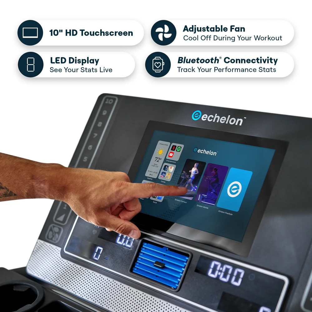 Echelon Stride-6s™ - 10″ HD Touchscreen (Certified Open Box)