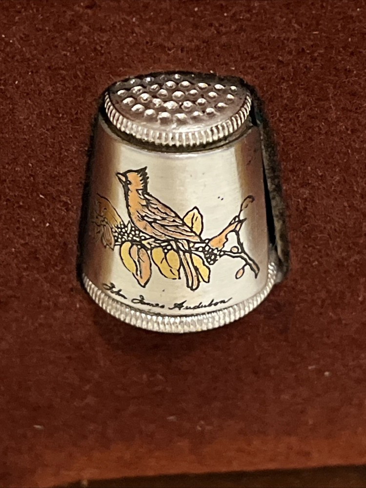 Reed & Barton Damascene Thimble - 1977 Limited First Edition Sterling Silver