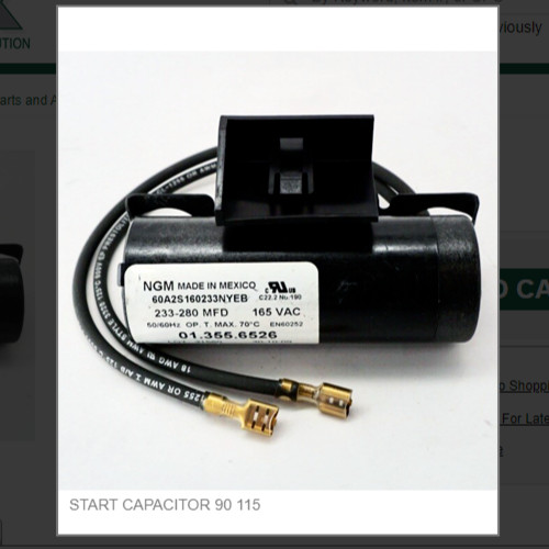 START CAPACITOR 90 115 #1011514-522
