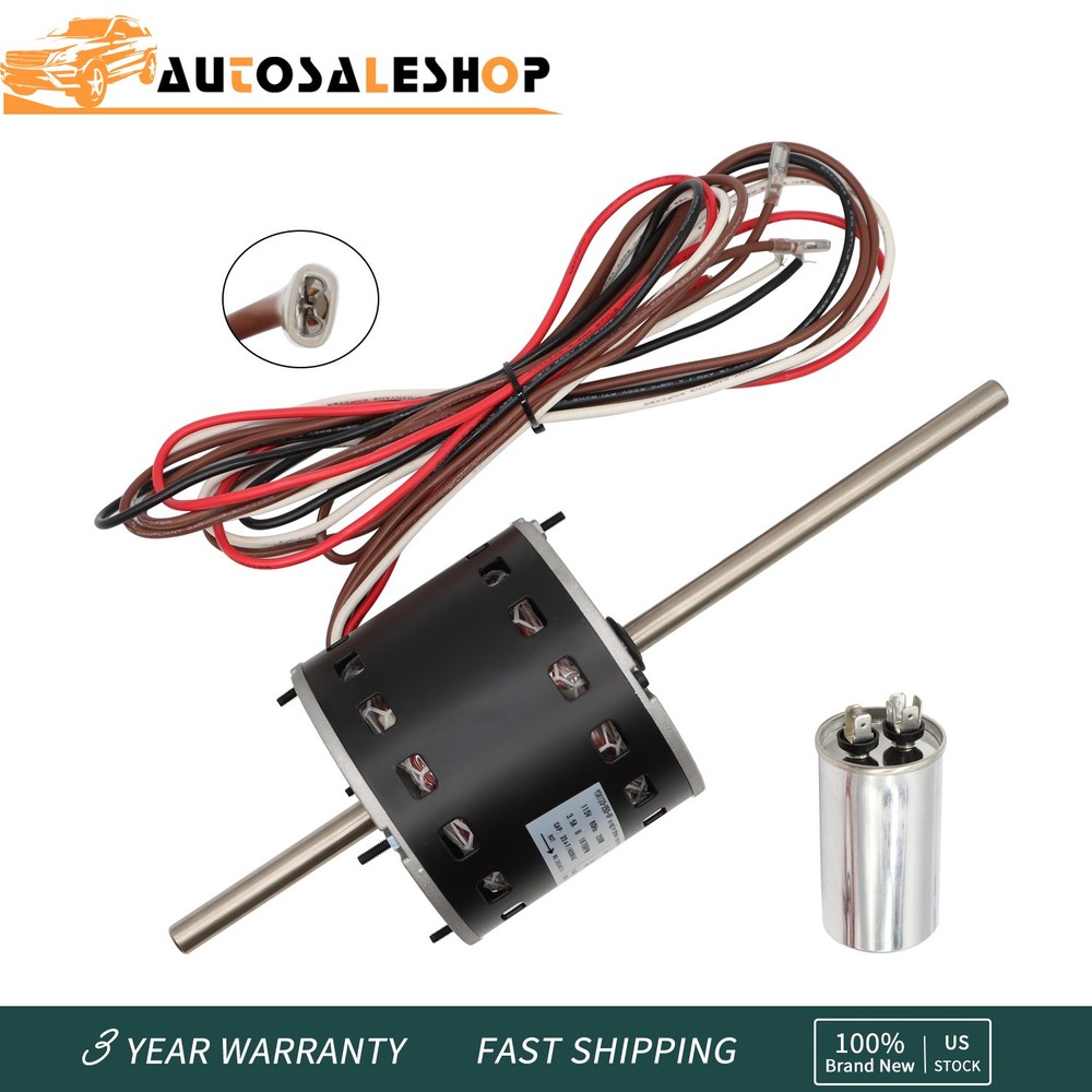 D1092 Condenser Motor For Coleman Mach 3, Mach 15, 6000, 8000 Series RV A/C New