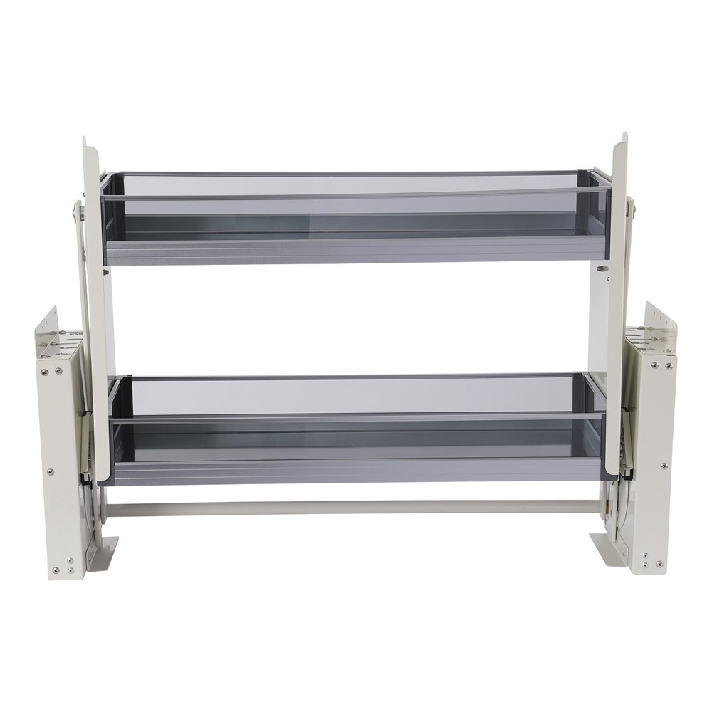 2-Tier Pull Down Shelf Upper Wall Cabinet Storage Organizer For 24inch Cabinet