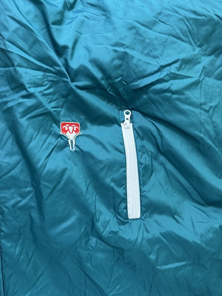 Gruezi sleeping bag Green Biopod DownWool Left Zip Wool Inside EUC