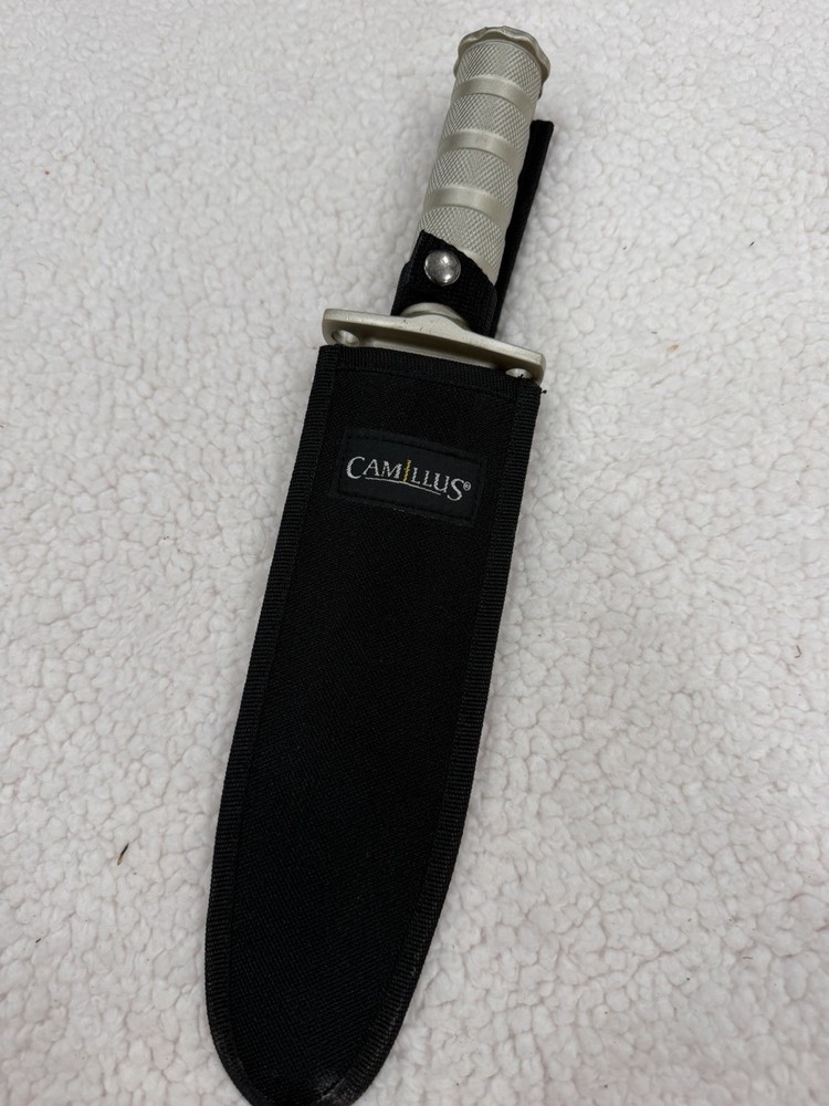 Cammilus Survival Fixed blade knife With Fire Starter Enclosed