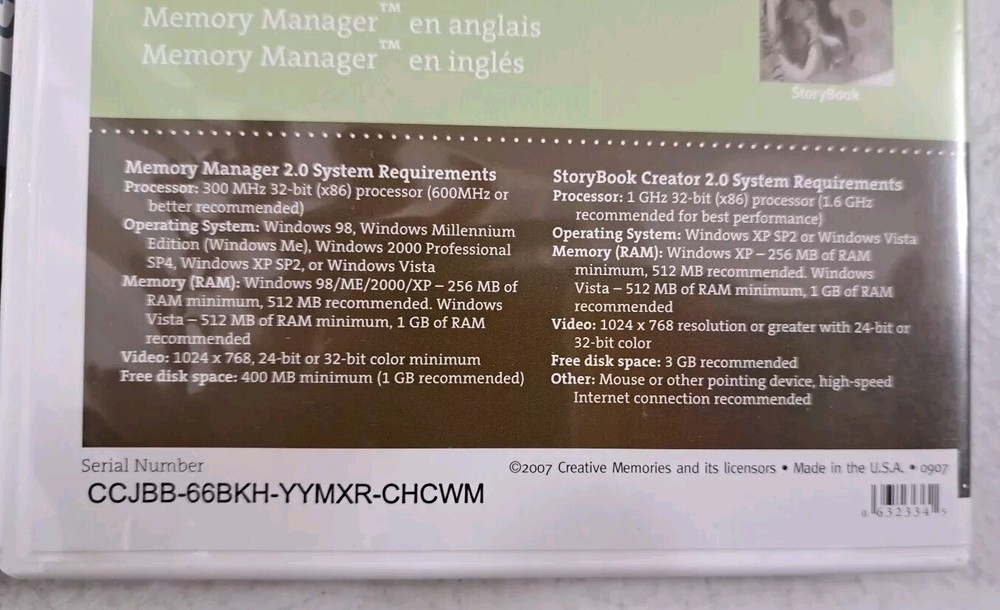 Creative Memories Digital Content & Software-STORYBOOK