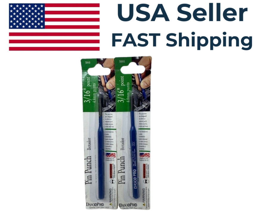 Dasco Pro | 584-0 3/16" Pin Punch - 2 PACK