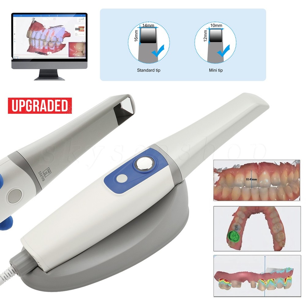Dental Intra oral Scanner Remote sensing function AI Scanning Software+4 Tips V5