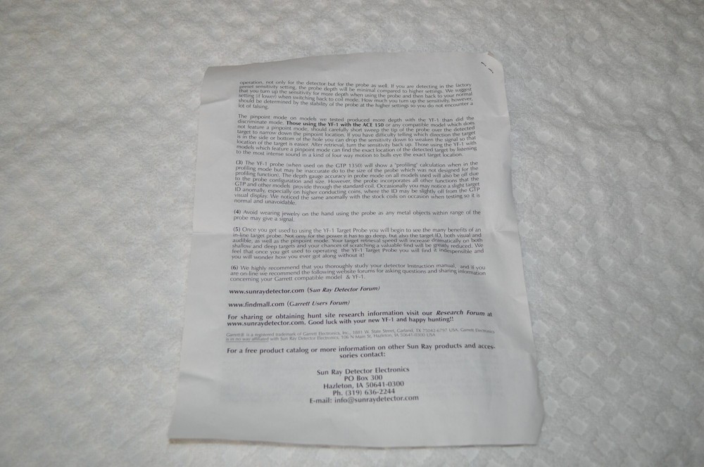 SUN RAY ~ INVADER ~ YF-1 ~ TARGET PROBE ~ EXTRA TIPS ~ NEW ~ 2