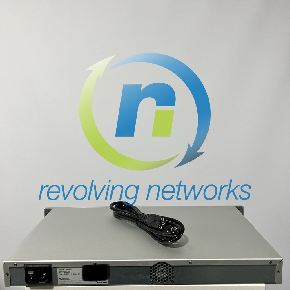 Cisco Meraki MX80-HW Cloud Managed Security Appliance UNCLAIMED