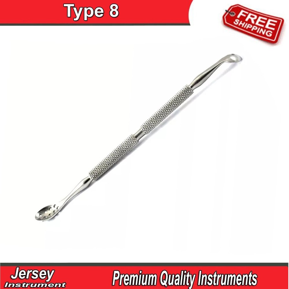 Comedone Extractor Spoon Acne Blemish Blackhead Remover Instruments CE