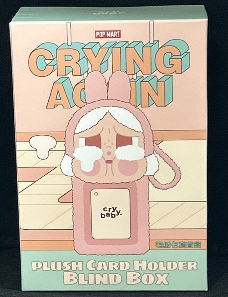 Pop Mart UNOPENED Crying Again Plush Card Holder Blind Box